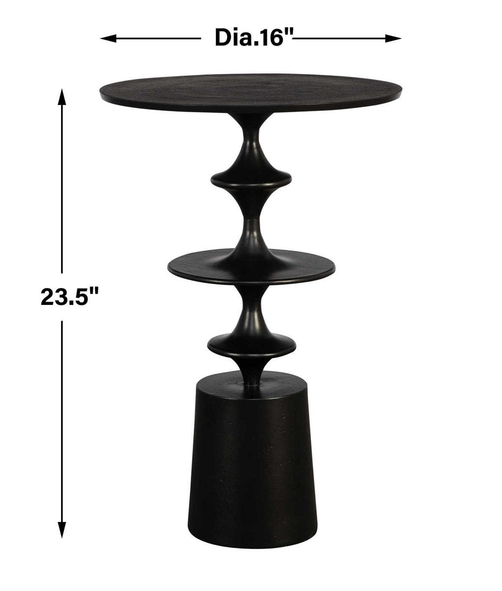 Flight Accent Table Black | BeBoldFurniture