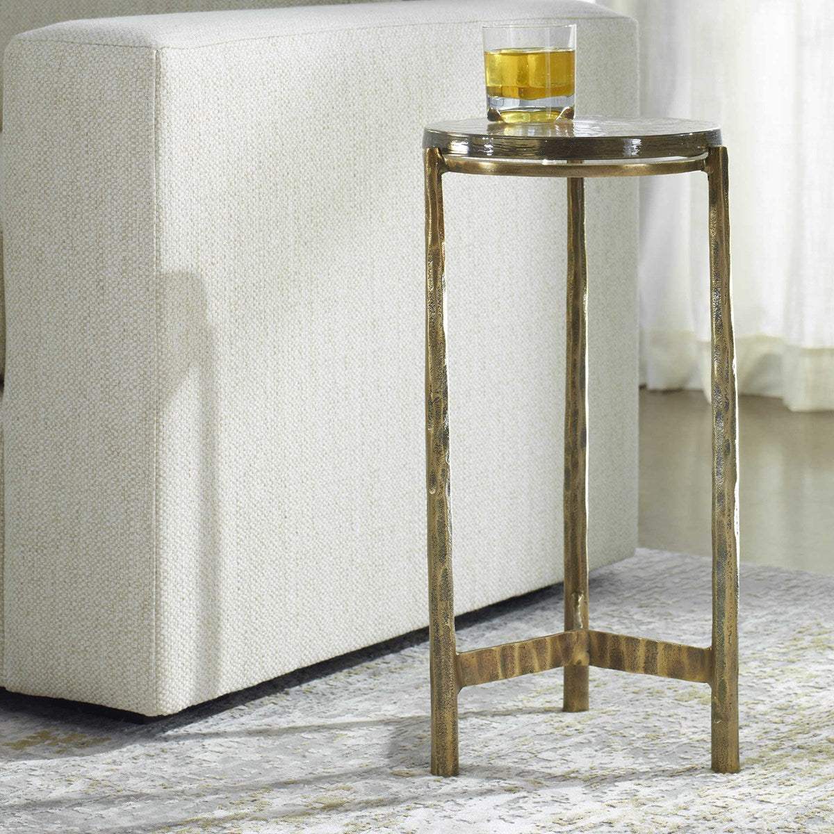 Eternity Accent Table Brass | BeBoldFurniture