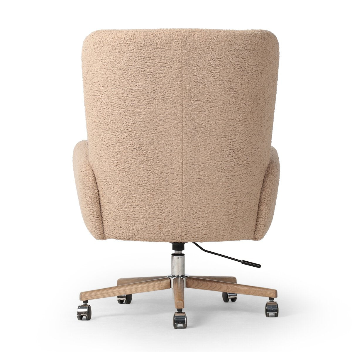 Cade Desk Chair Sheepskin Camel | BeBoldFurniture