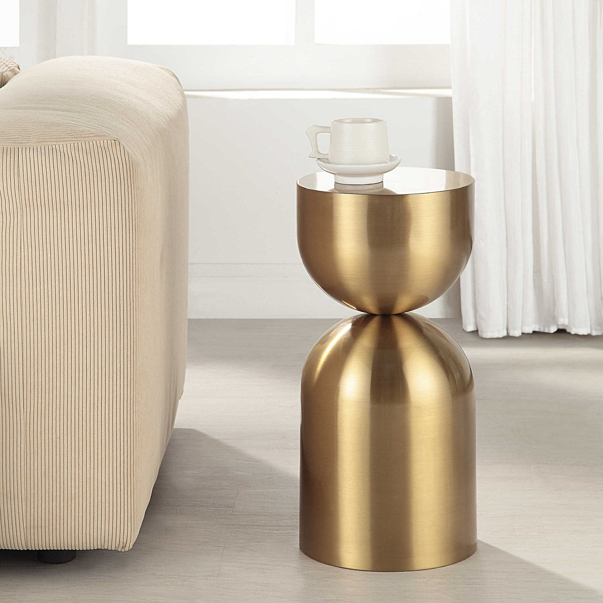 Golden Vessel Accent Table | BeBoldFurniture