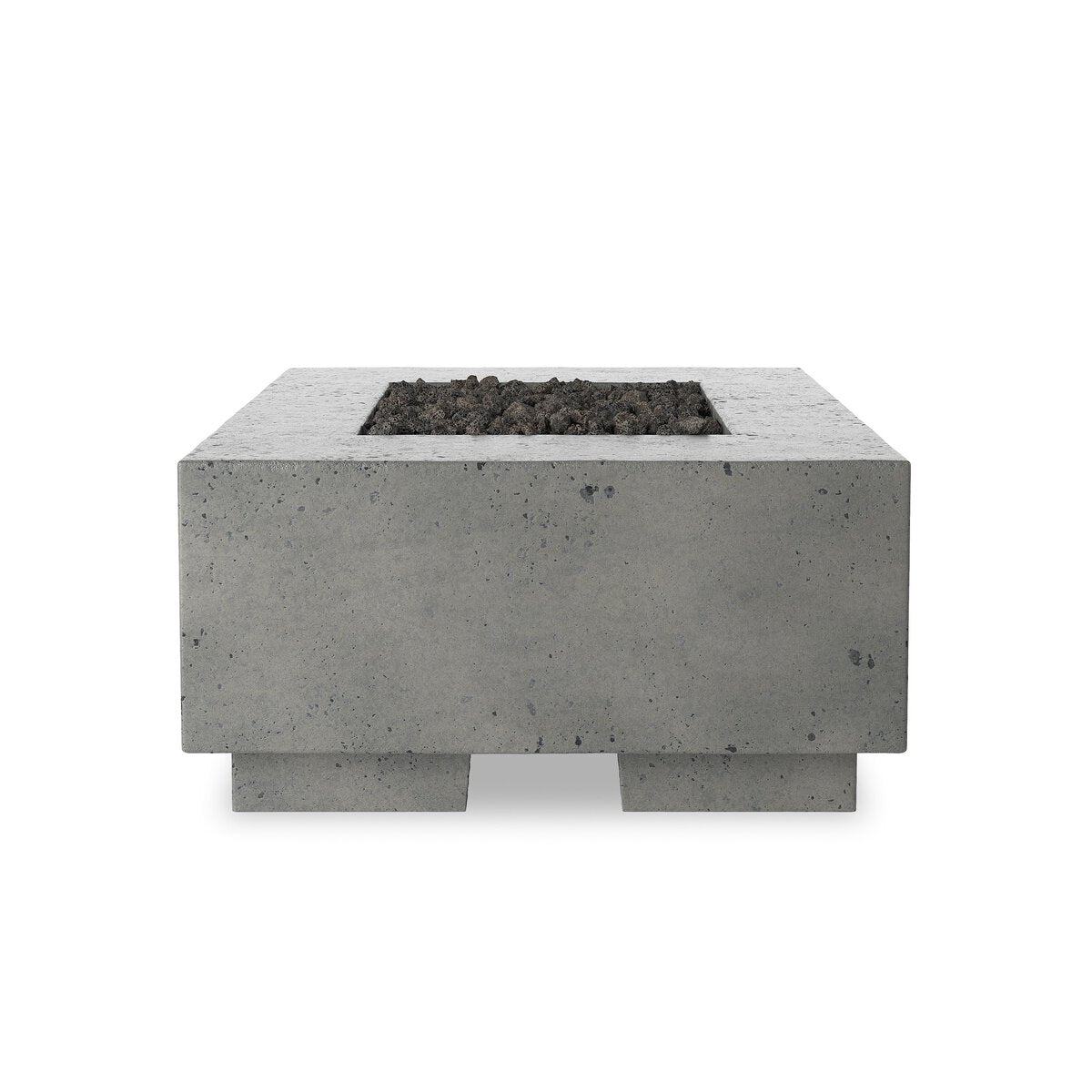 Kenton Outdoor Fire Table Pewter Concrete Propane