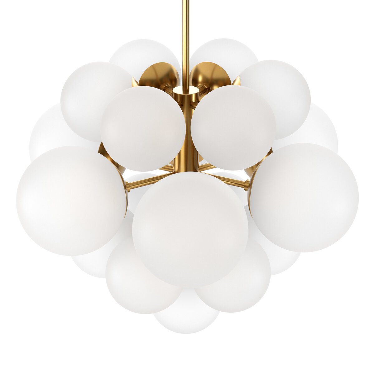 Nova Chandelier Burnished Brass