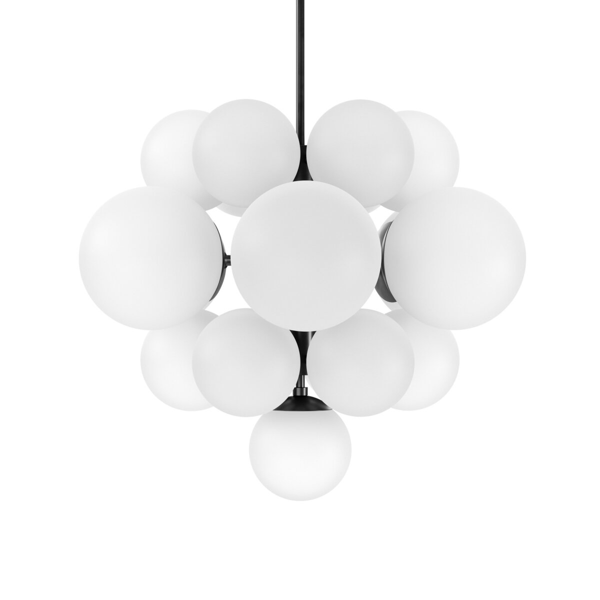 Nova Chandelier Black Gunmetal