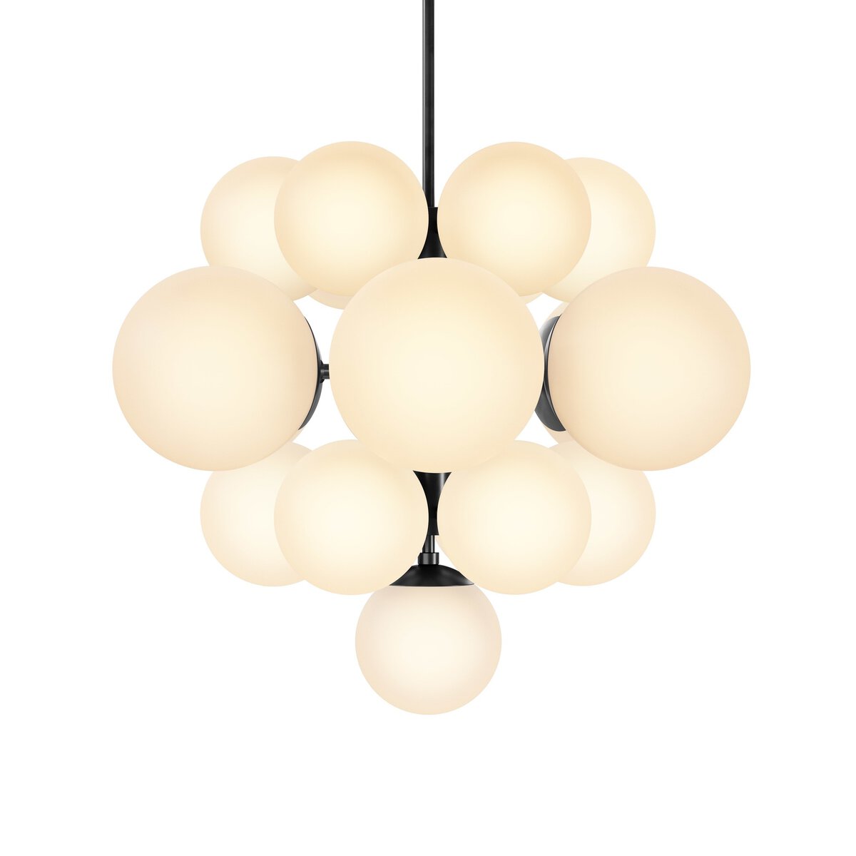 Nova Chandelier Black Gunmetal