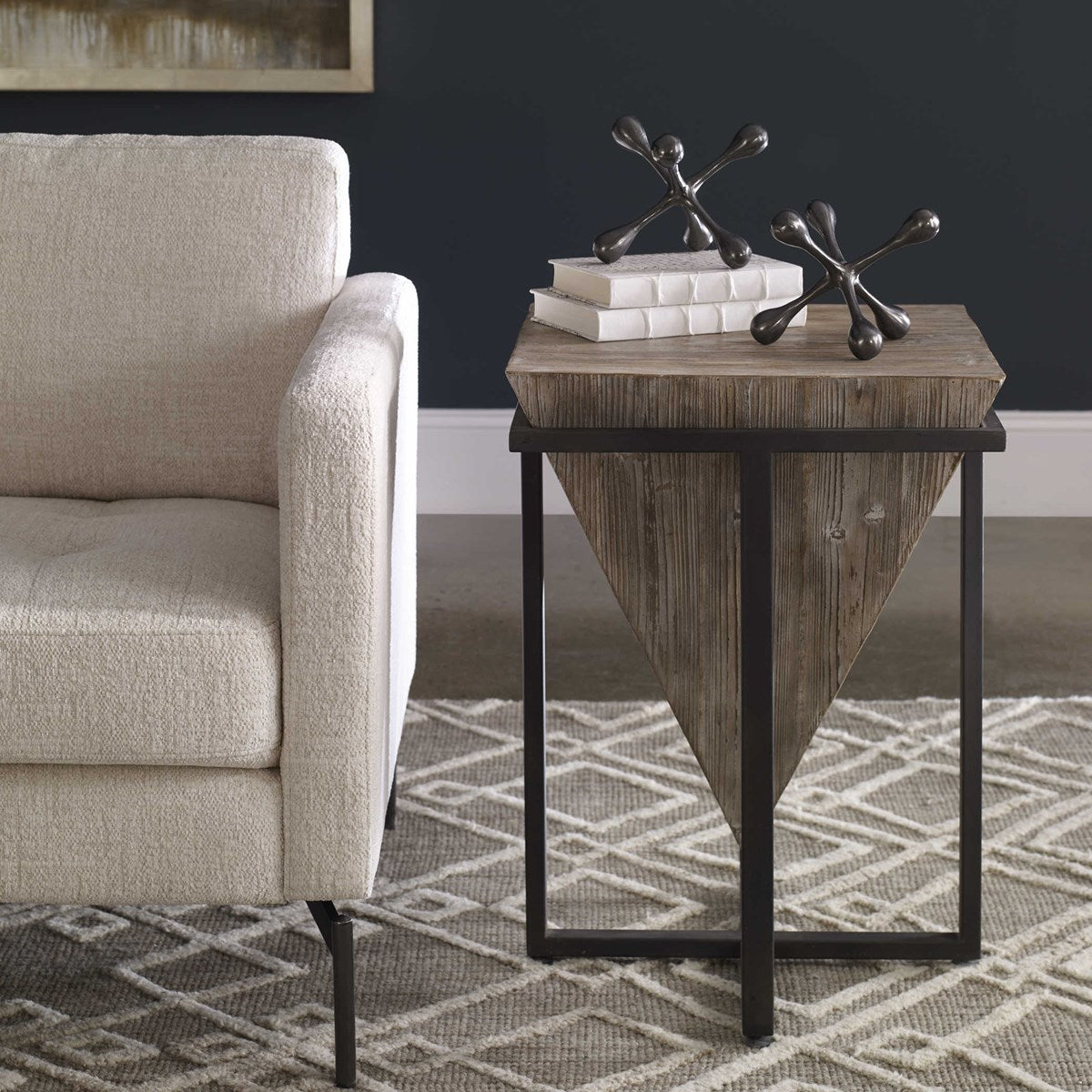 Bertrand Natural Accent Table | BeBoldFurniture