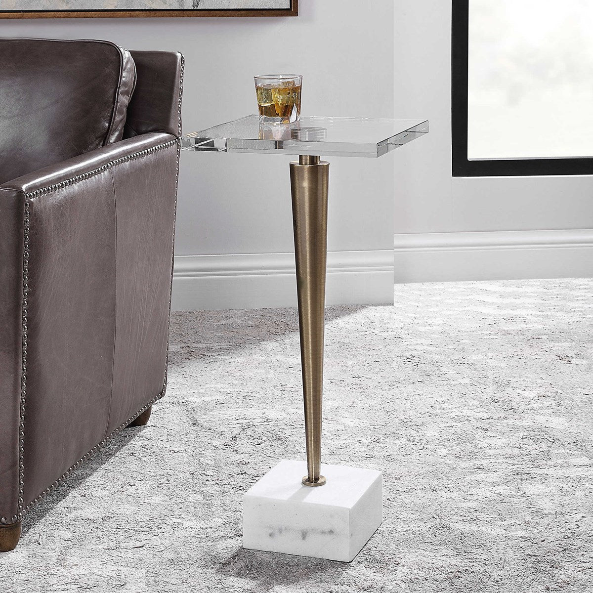 Campeiro Drink Table Brass | BeBoldFurniture