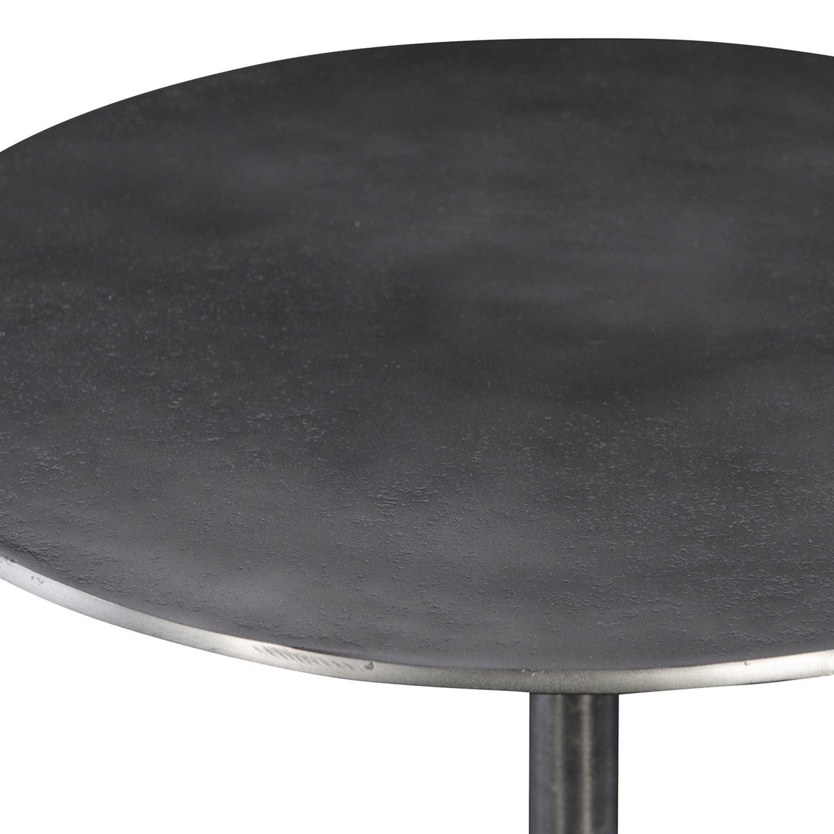 Beacon Accent Table Nickel | BeBoldFurniture