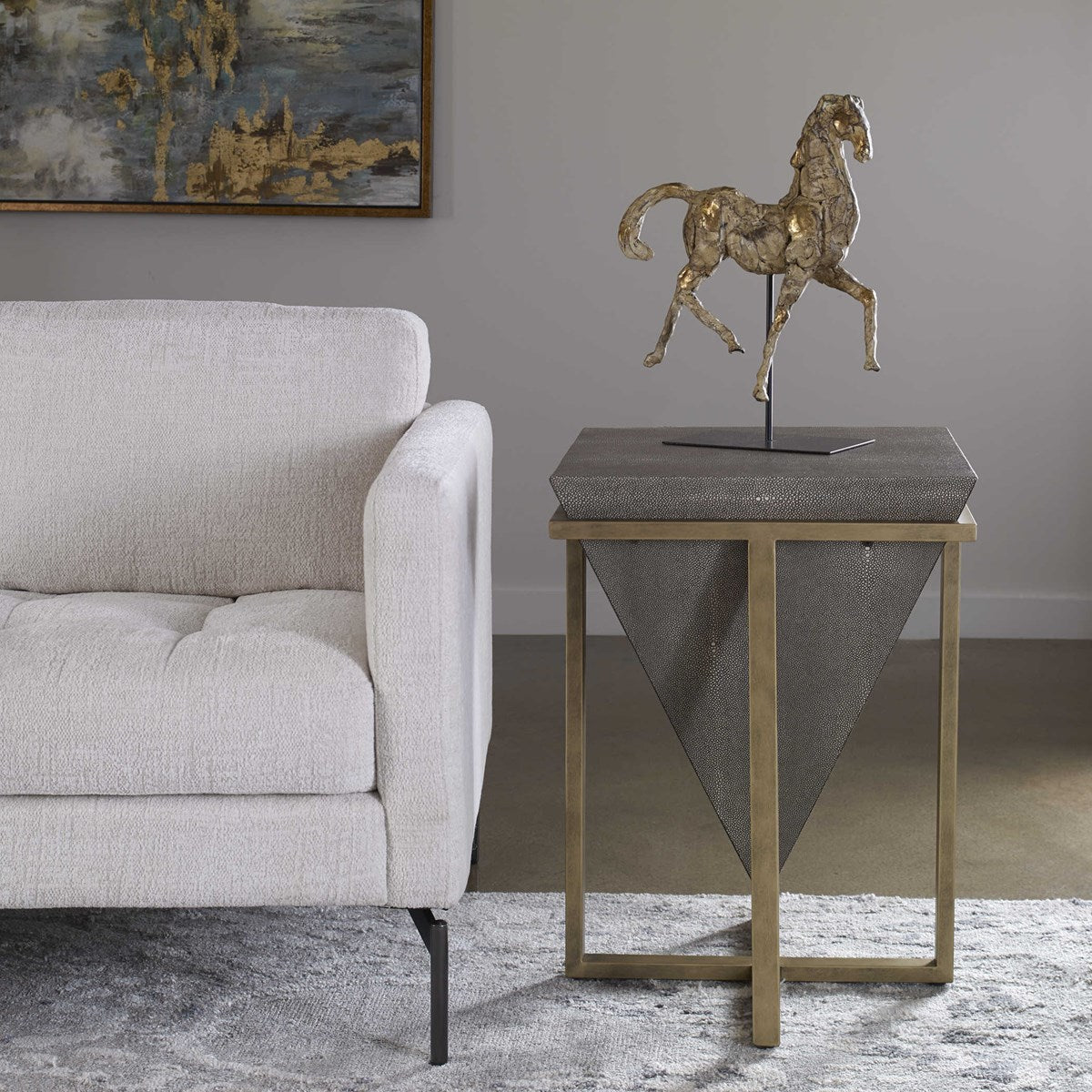 Bertrand Accent Table Shagreen | BeBoldFurniture