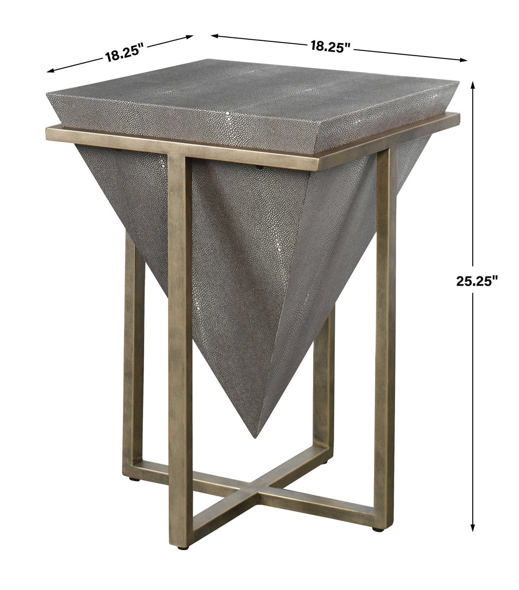 Bertrand Accent Table Shagreen | BeBoldFurniture