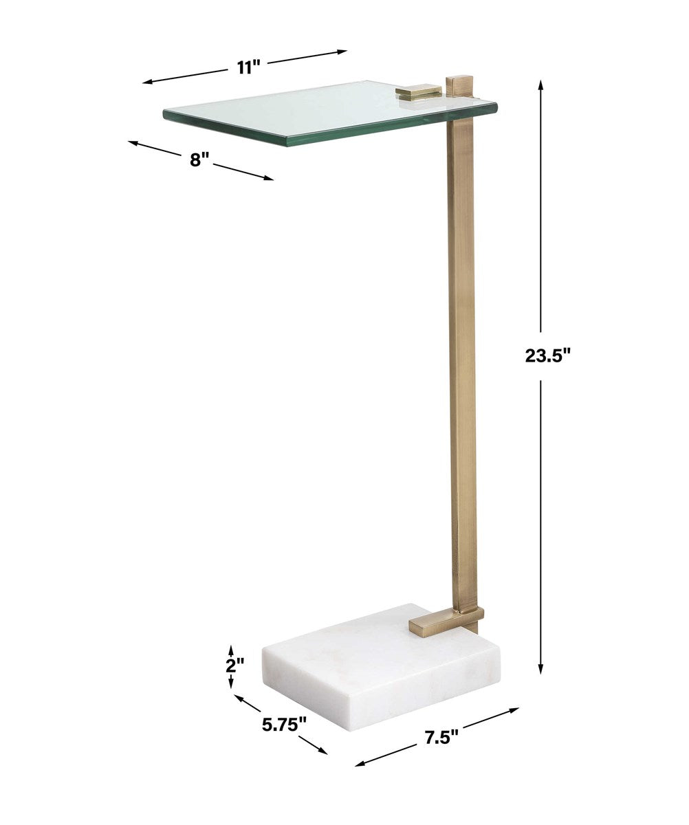 Butler Accent Table White | BeBoldFurniture