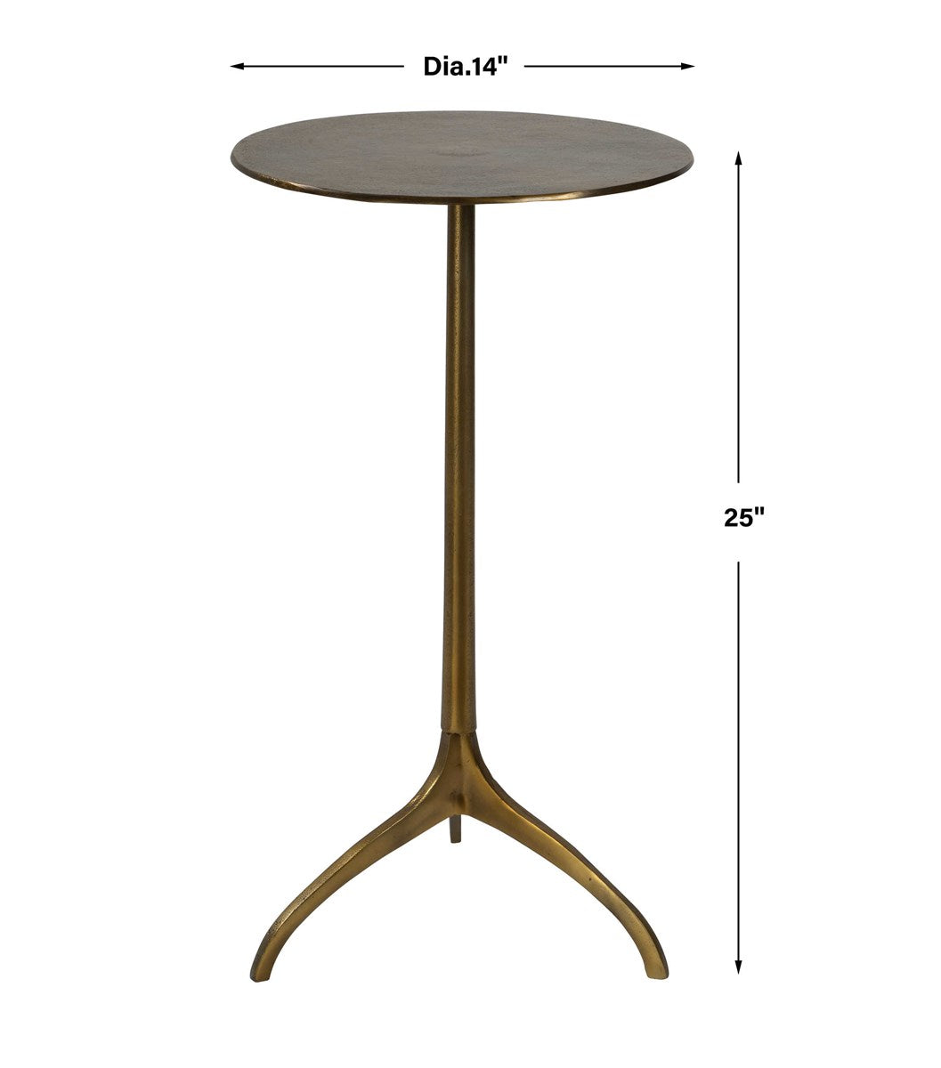 Beacon Accent Table Gold | BeBoldFurniture