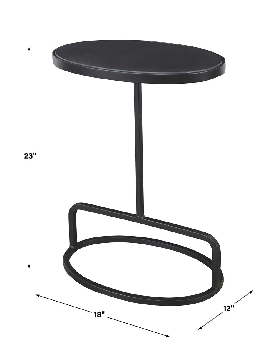 Jessenia Accent Table Black | BeBoldFurniture