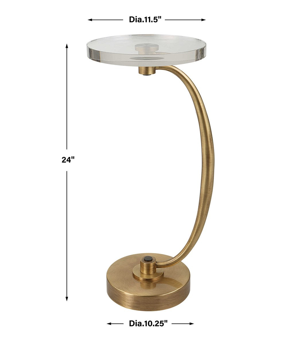 Waveney Drink Table Brass | BeBoldFurniture