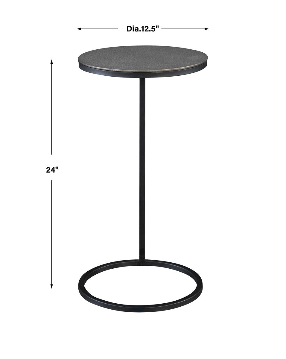 Brunei Accent Table Nickel | BeBoldFurniture