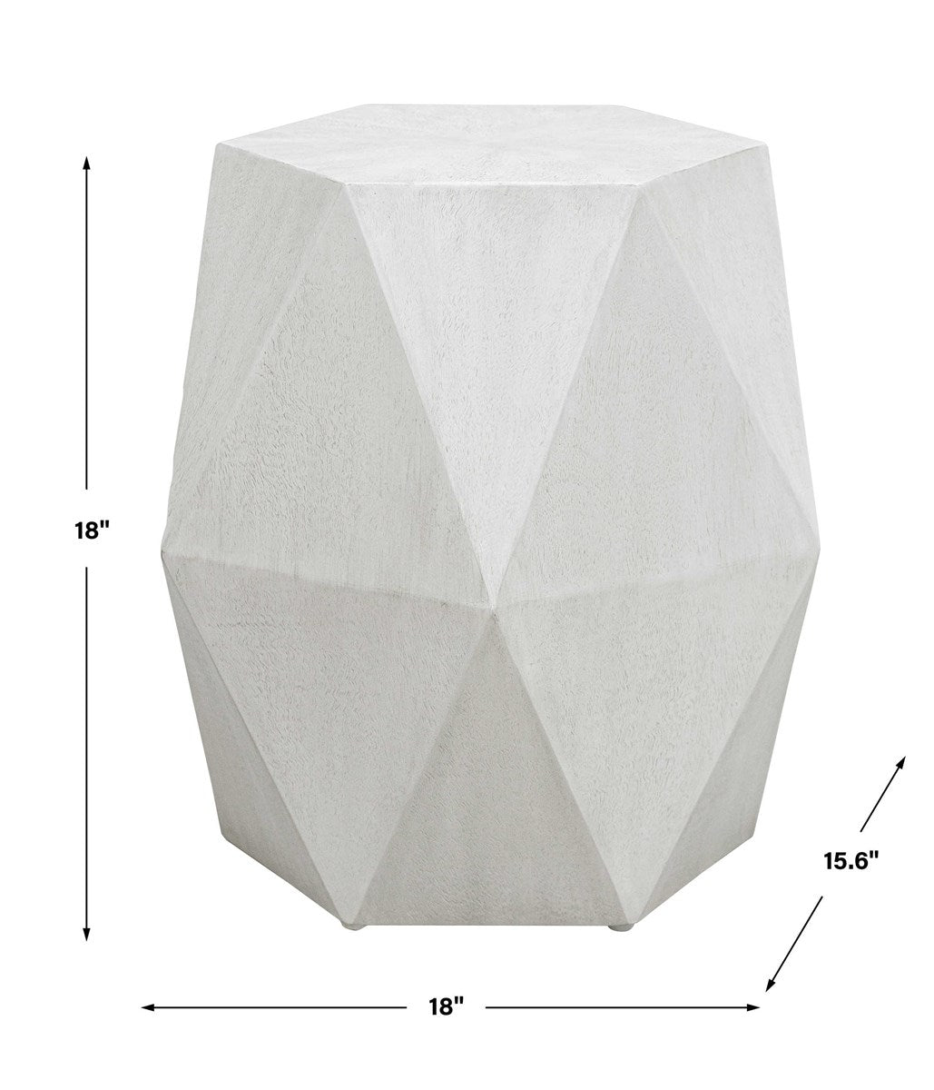 Volker Accent Table White | BeBoldFurniture