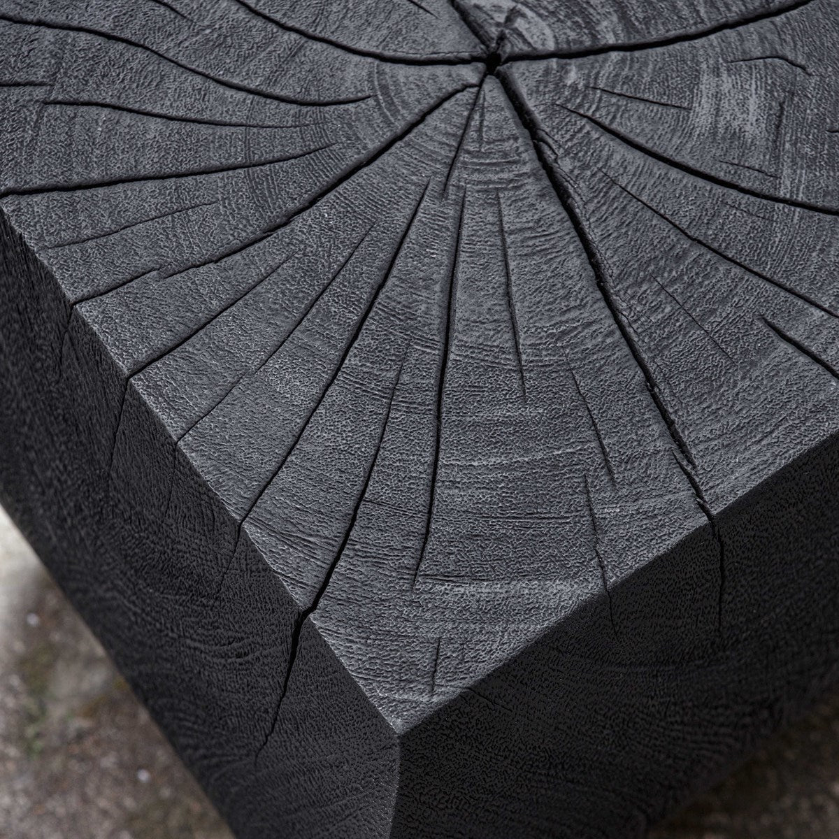 Grove Accent Stool Black | BeBoldFurniture