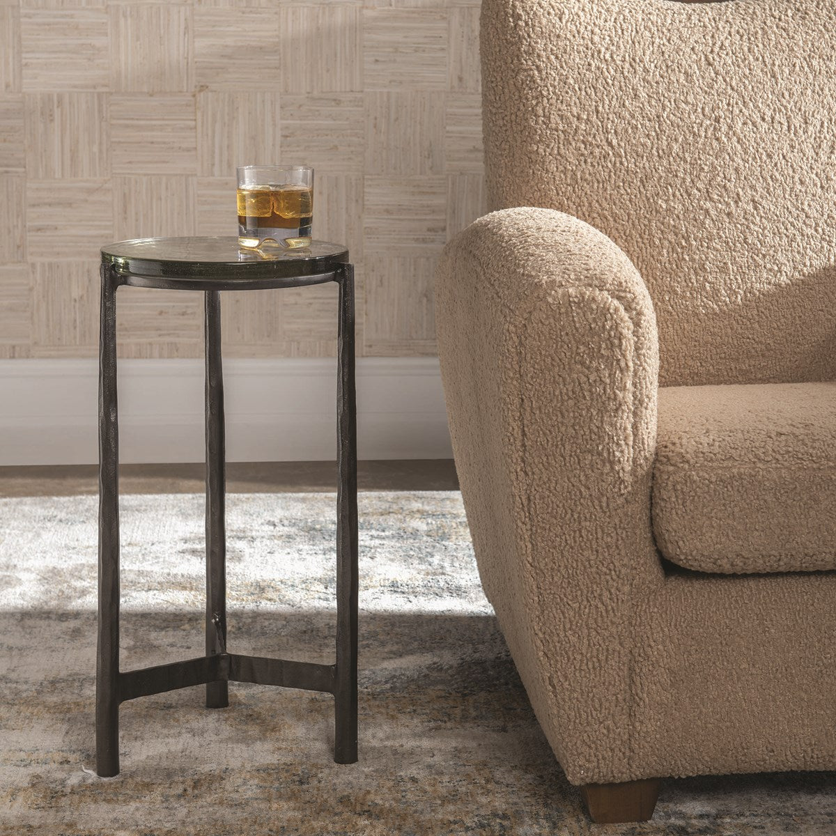 Eternity Accent Table Gunmetal | BeBoldFurniture