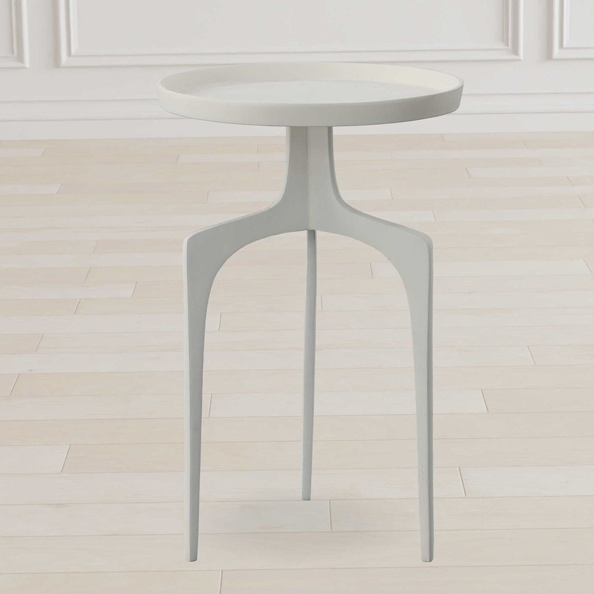 Kenna Accent Table White | BeBoldFurniture