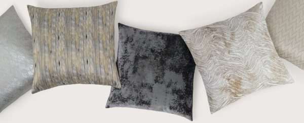 Grated Gunmetal Cushion | BeBoldFurniture