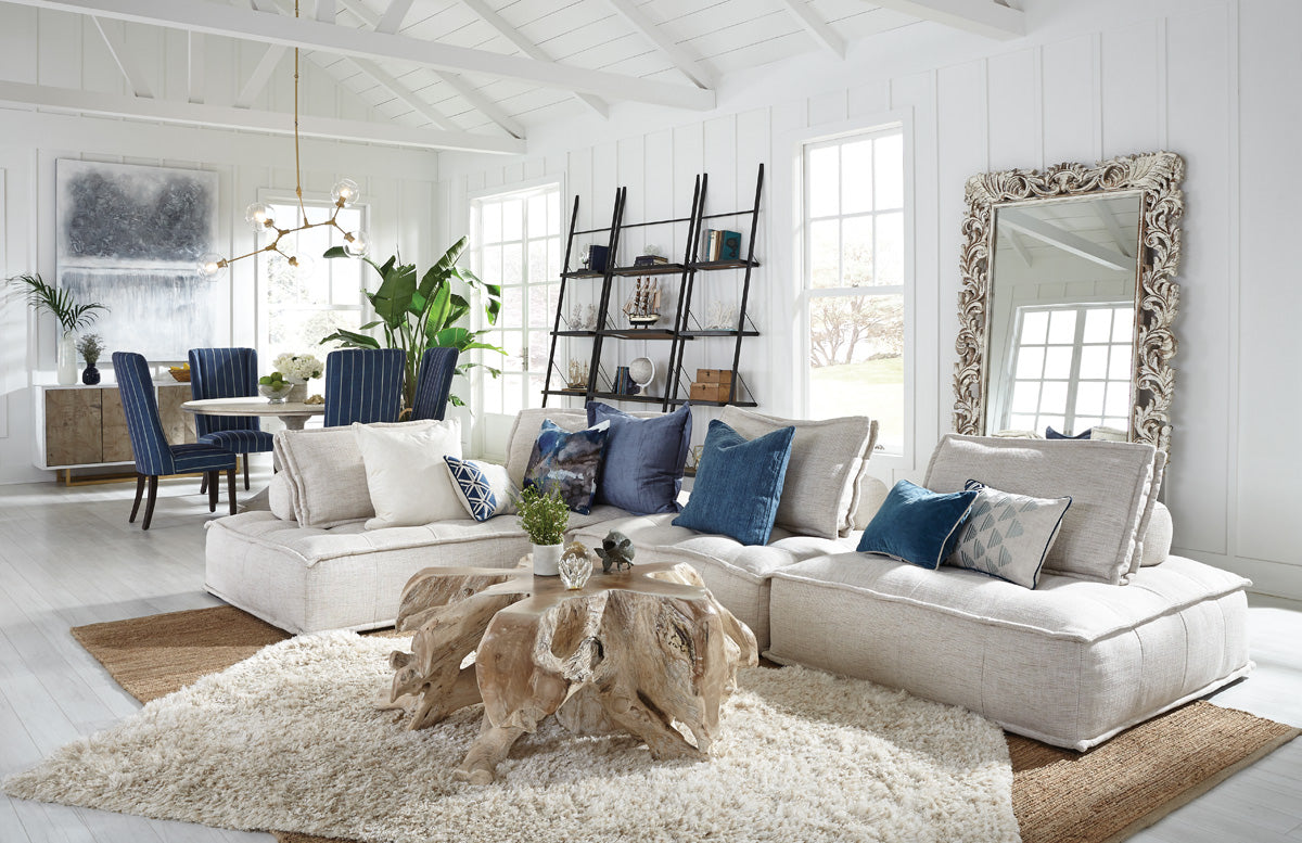 Cypress Root Coffee Table Natural White Wash | BeBoldFurniture