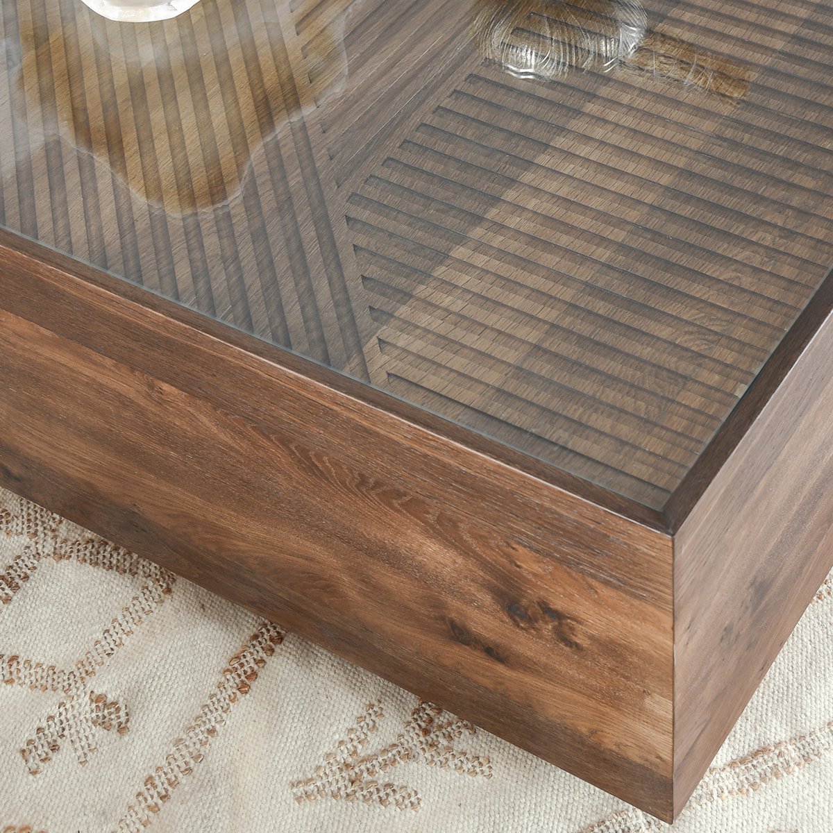 Santa Barbara 49.5" Square Coffee Table | BeBoldFurniture