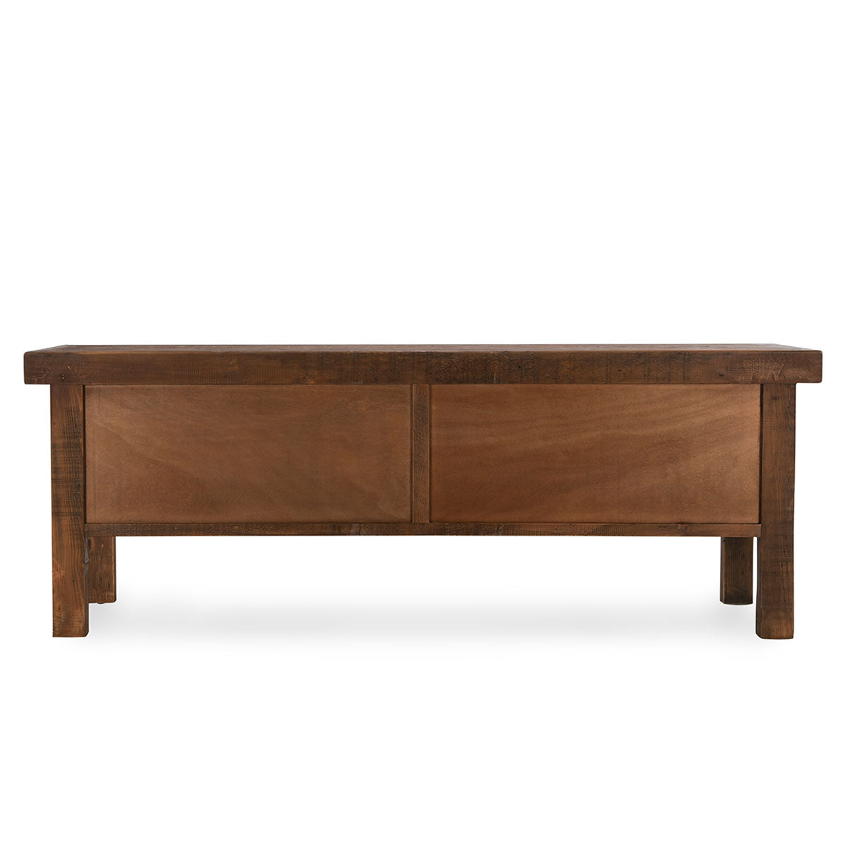 Lahey Reclaimed Pine 11 Dwr Console Table Mission Brown | BeBoldFurniture