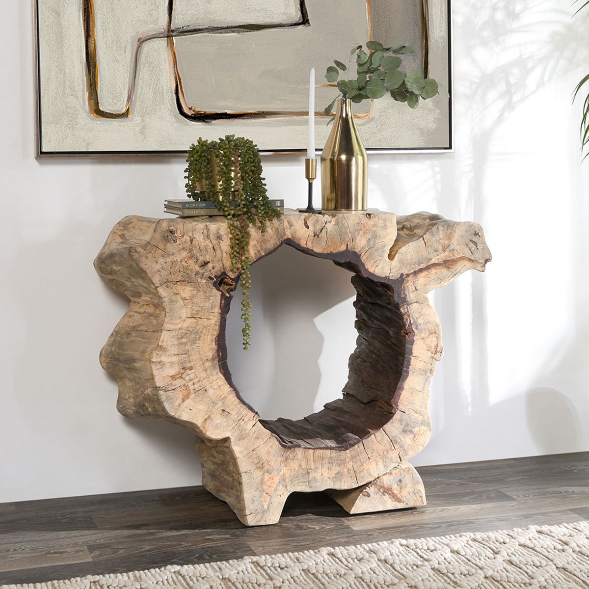 Odette 35-39" Console Table Natural | BeBoldFurniture
