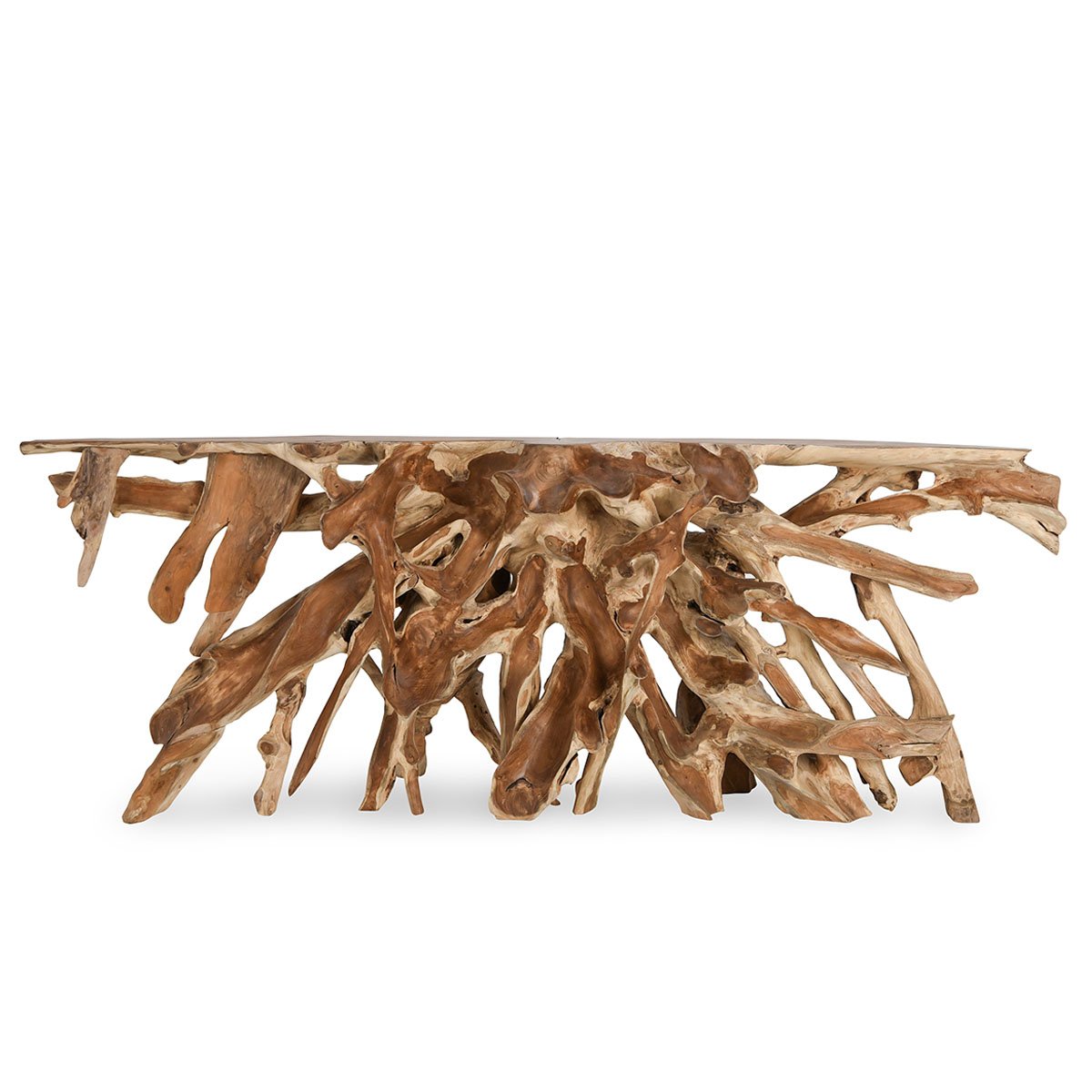 Shia Root 98" Console Table Natural | BeBoldFurniture