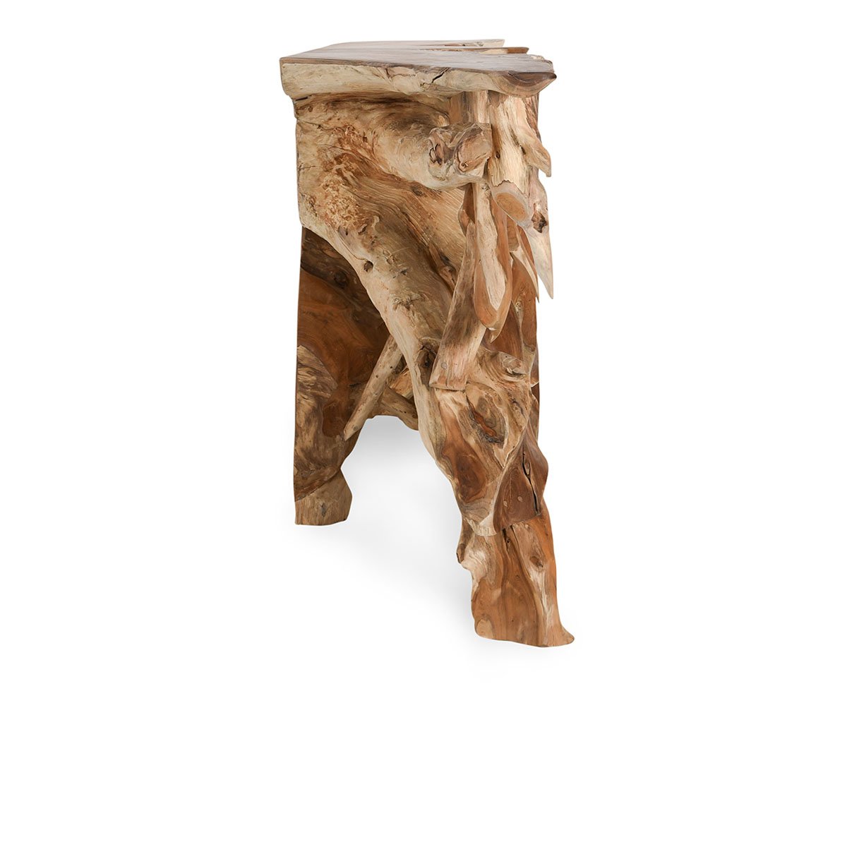 Shia Root 98" Console Table Natural | BeBoldFurniture