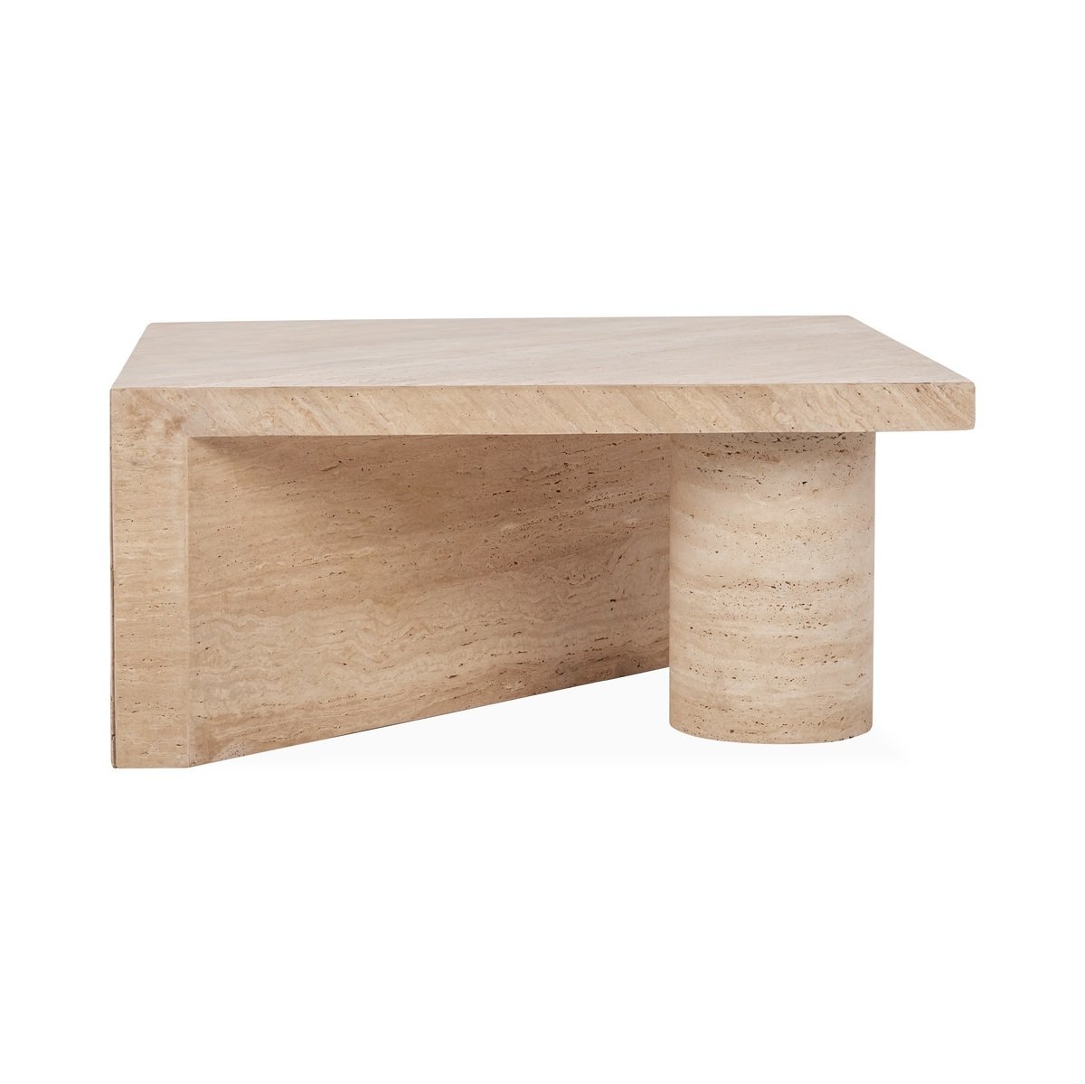 Akiro Travertine Coffee Table Set of 2 | BeBoldFurniture