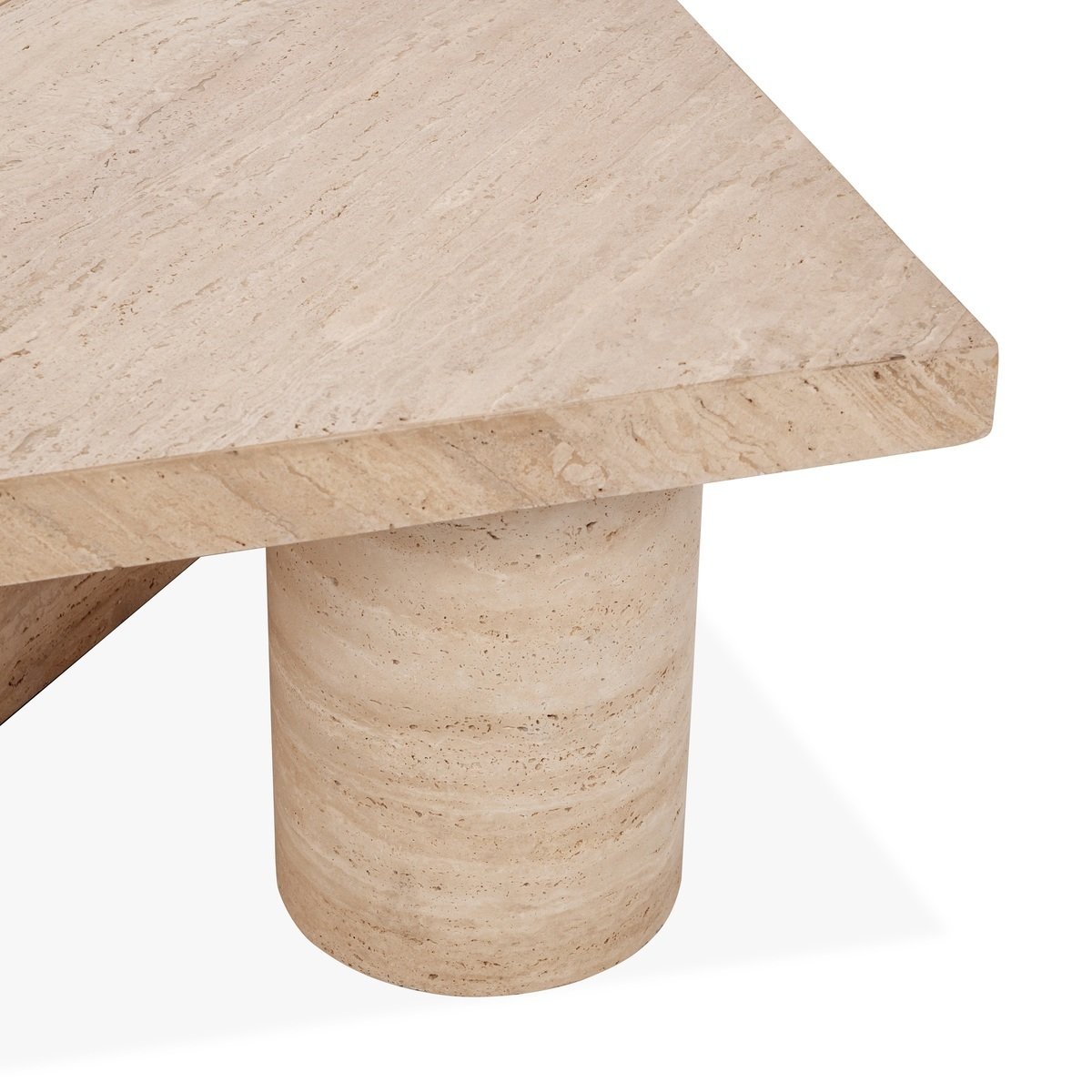 Akiro Travertine Coffee Table Set of 2 | BeBoldFurniture