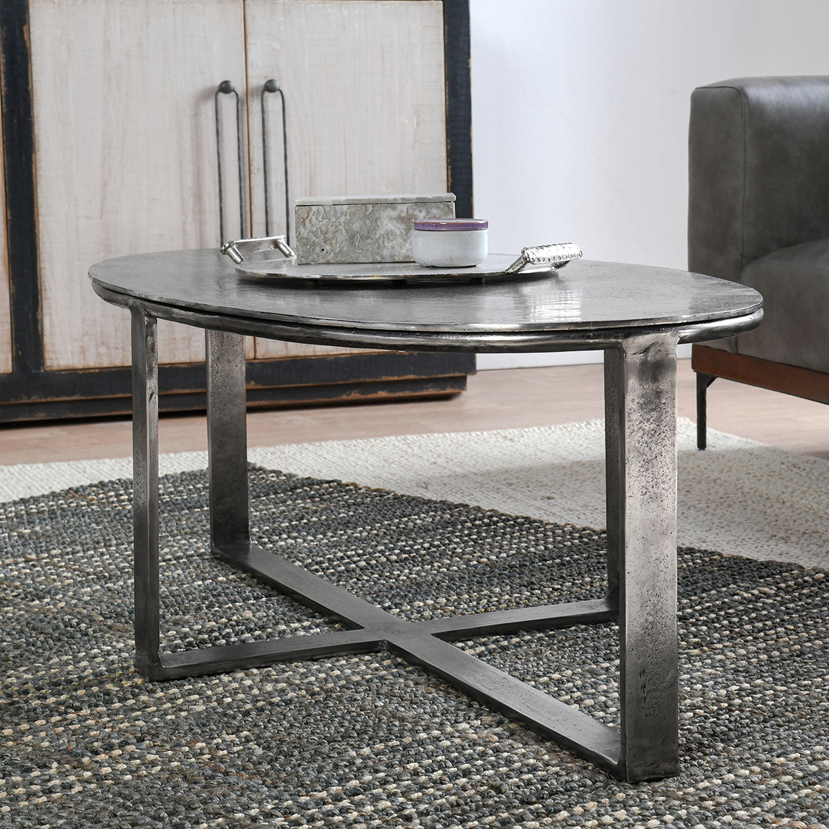 Flores 48" Oval Coffee Table | BeBoldFurniture