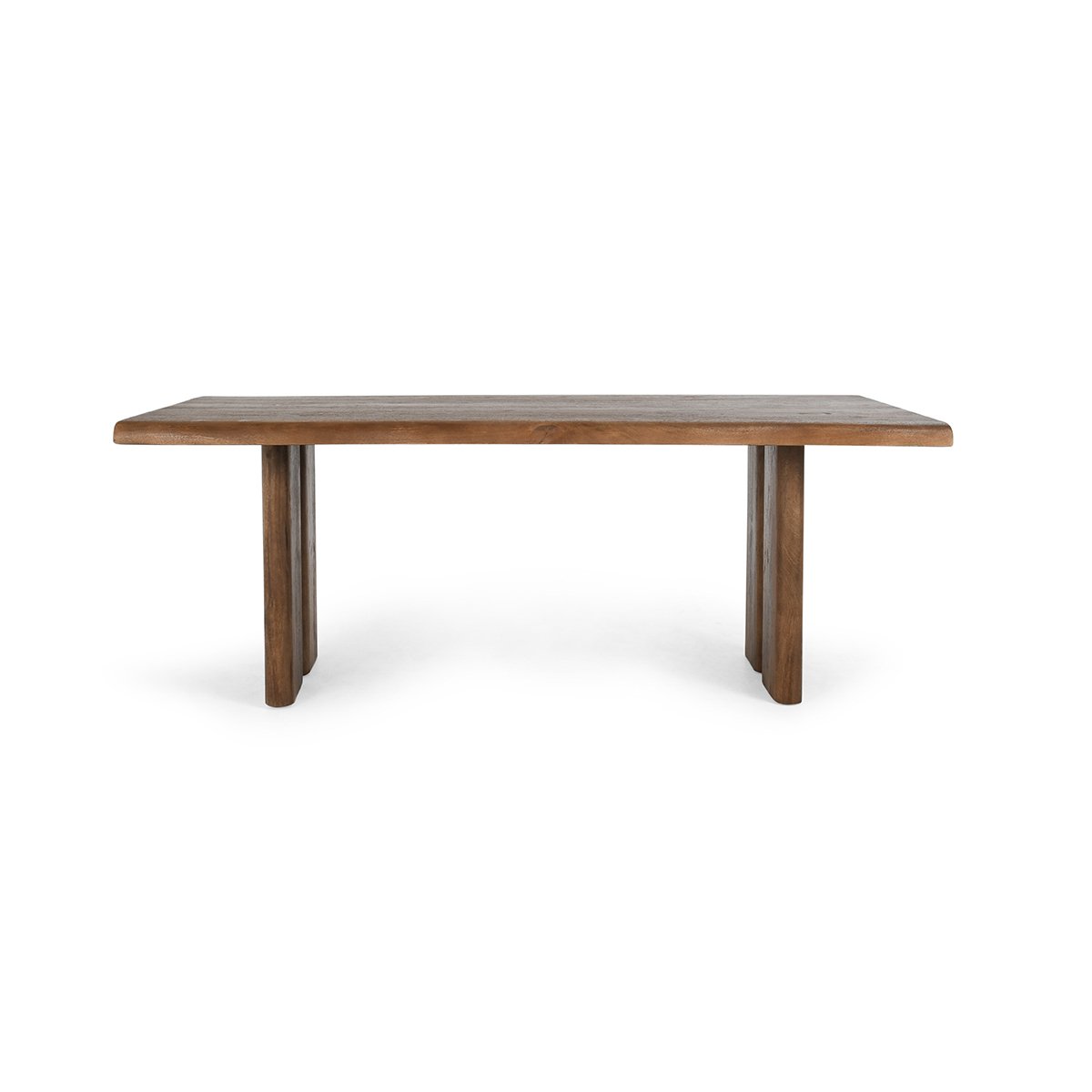 Holmes Mango Wood 80" Dining Table Artisan Brown | BeBoldFurniture
