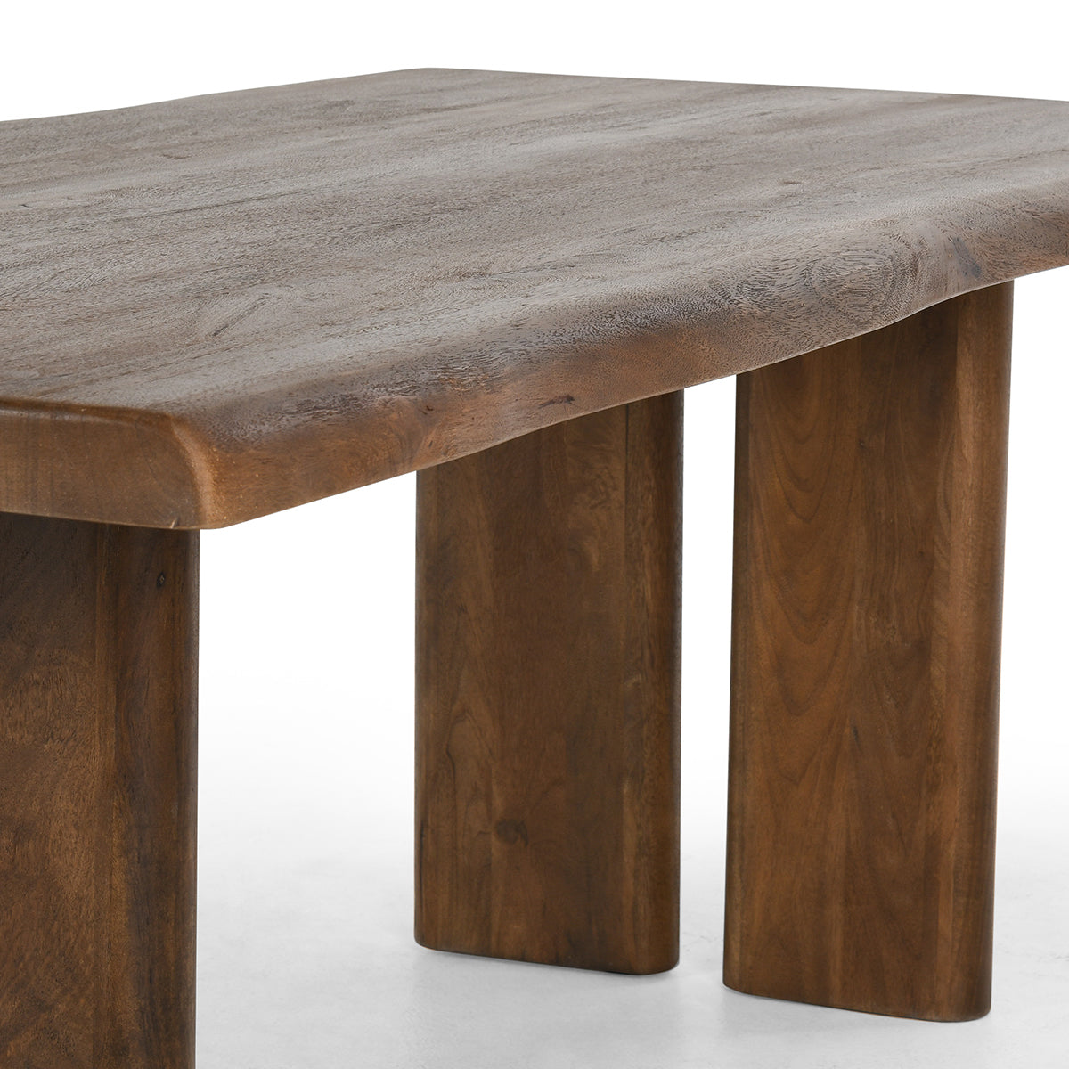 Holmes Mango Wood 80" Dining Table Artisan Brown | BeBoldFurniture
