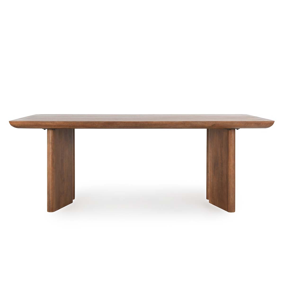 Selena Mango Wood 84" Dining Table Pottery Brown | BeBoldFurniture
