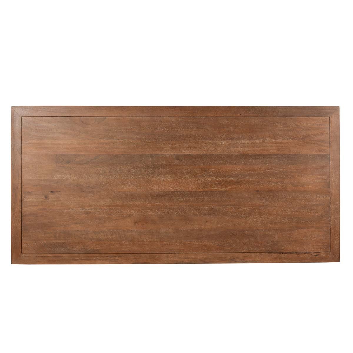 Selena Mango Wood 84" Dining Table Pottery Brown | BeBoldFurniture
