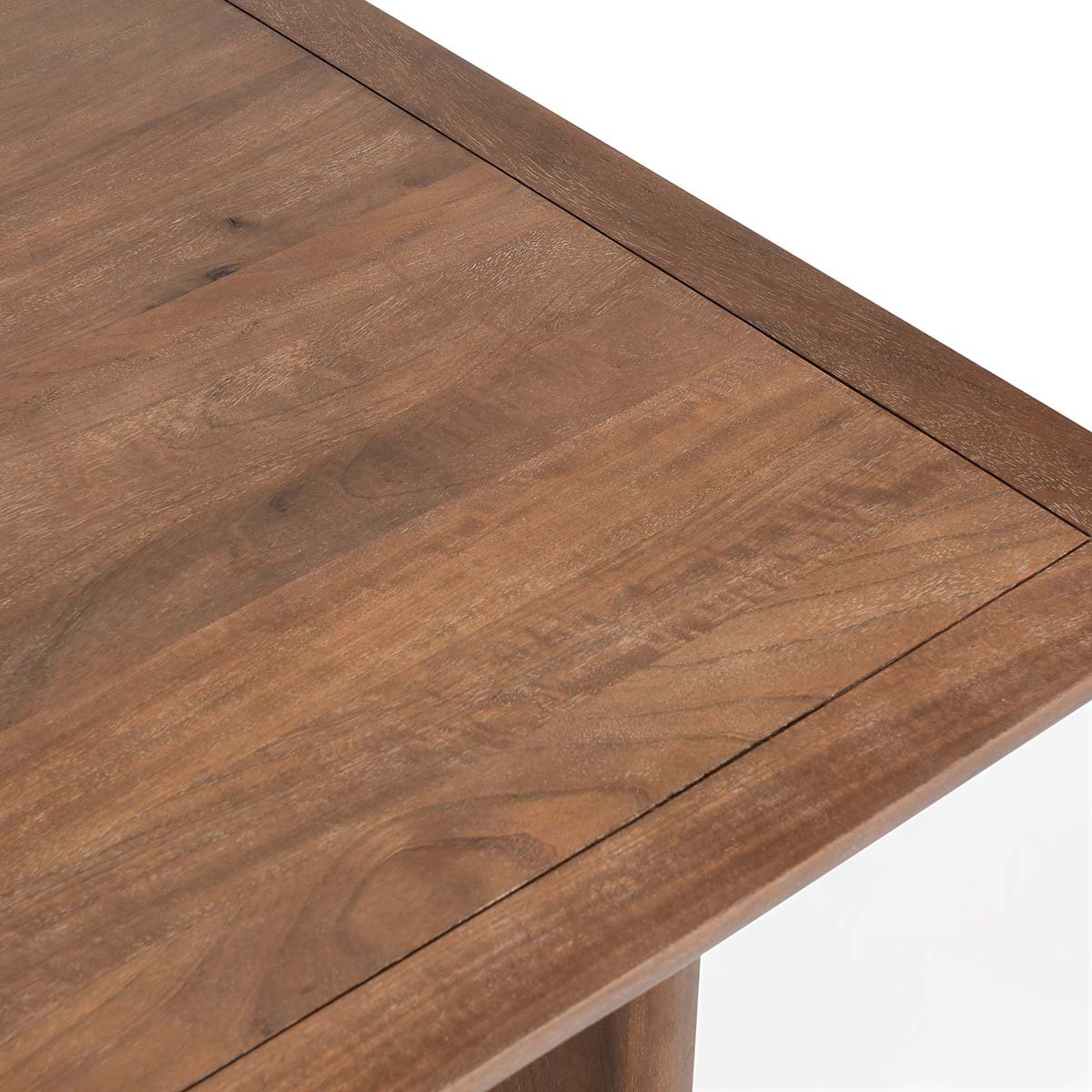 Selena Mango Wood 84" Dining Table Pottery Brown | BeBoldFurniture
