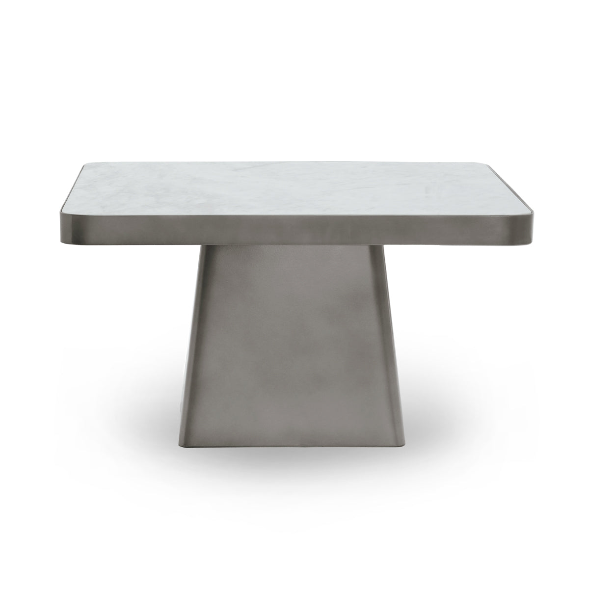 Far Marble/Metal 31" Square Coffee Table | BeBoldFurniture
