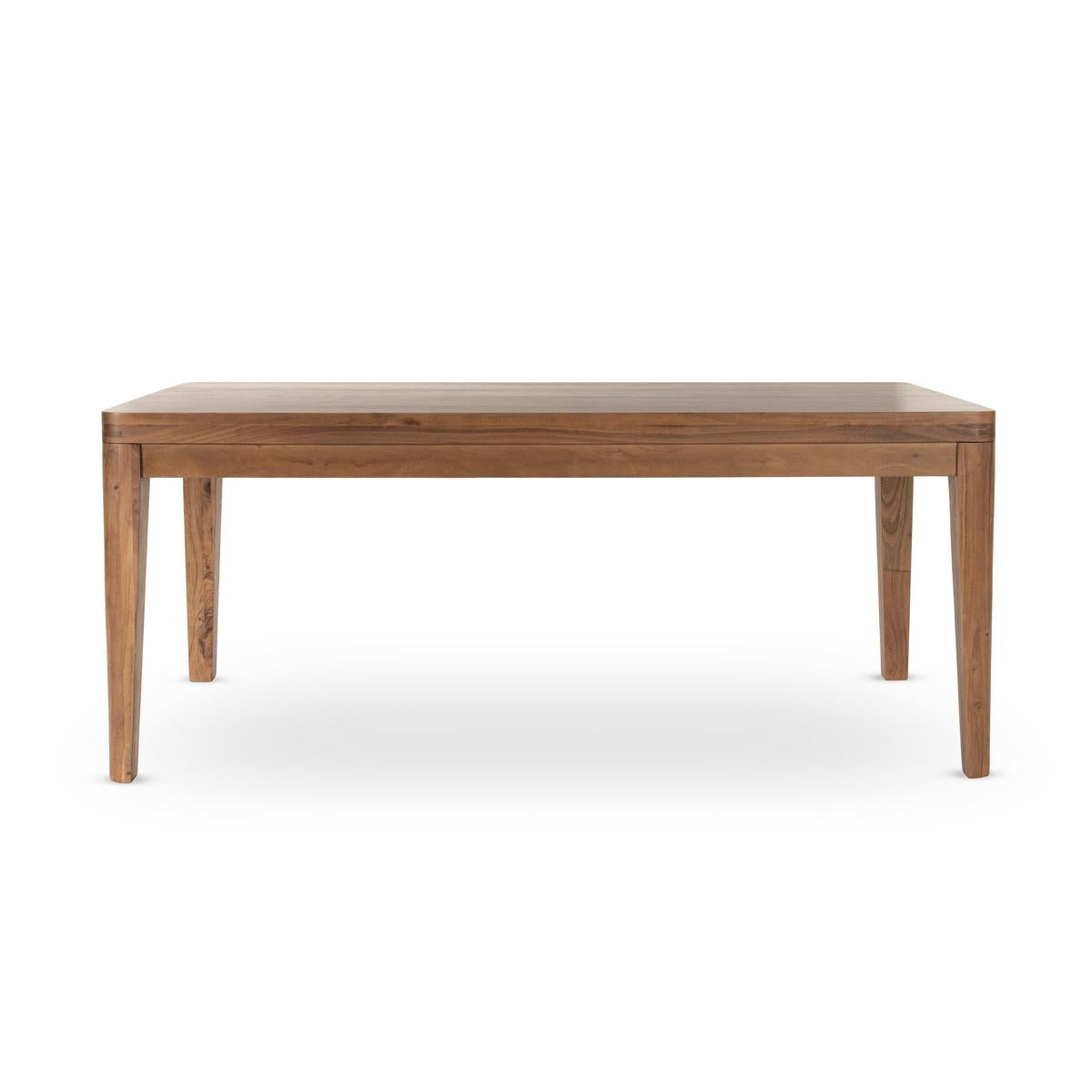 Arno Acacia Wood 72" Dining Table Natural | BeBoldFurniture
