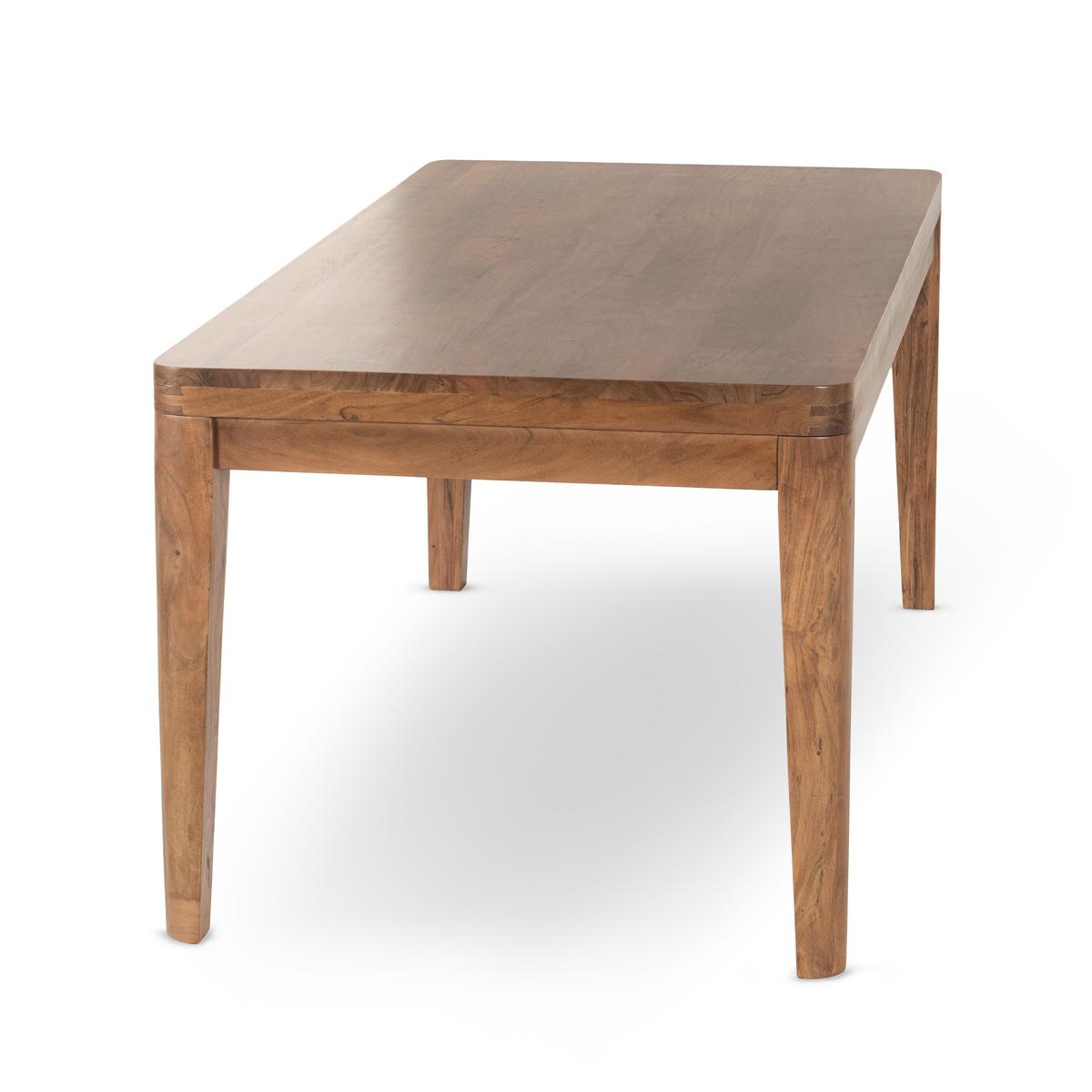 Arno Acacia Wood 72" Dining Table Natural | BeBoldFurniture
