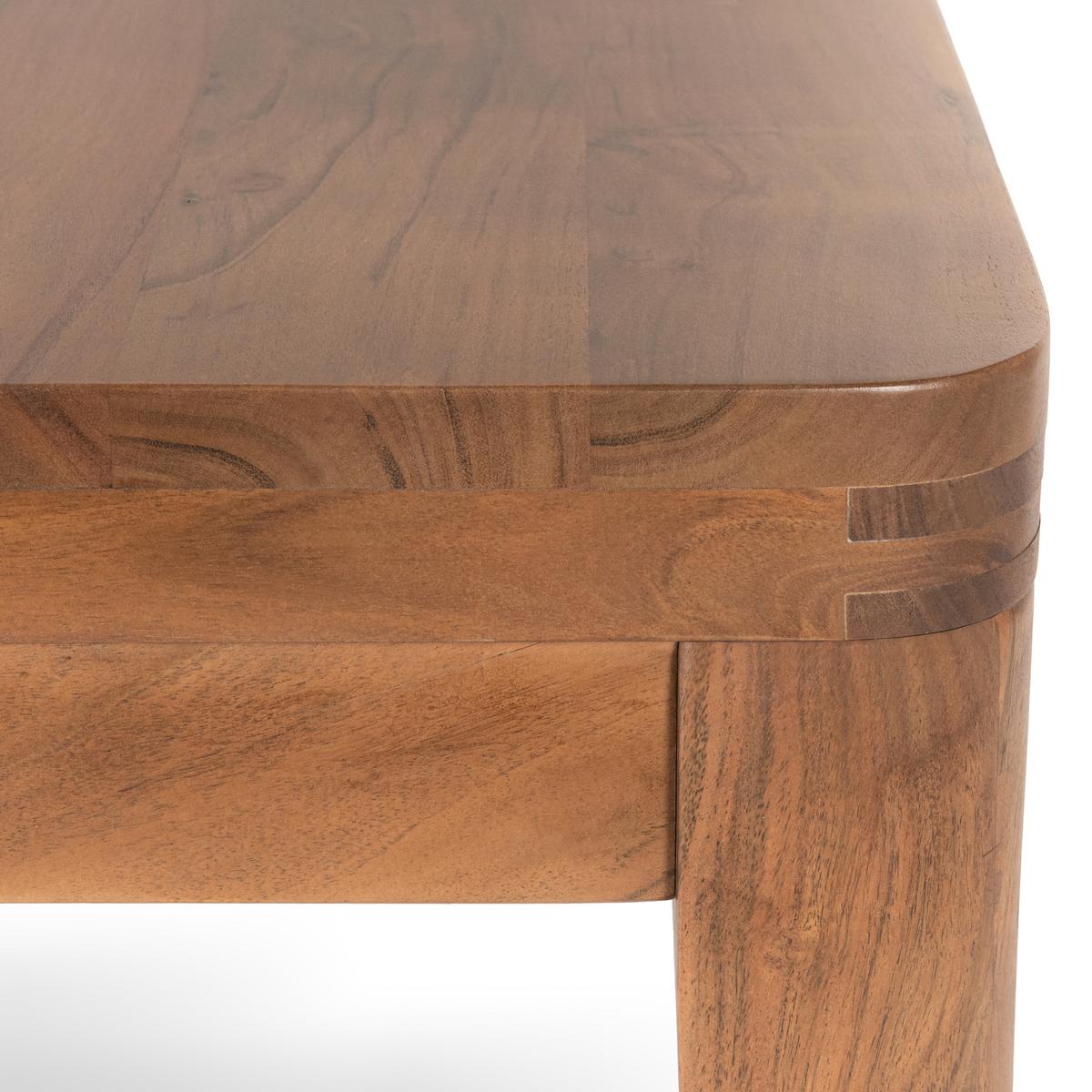 Arno Acacia Wood 72" Dining Table Natural | BeBoldFurniture
