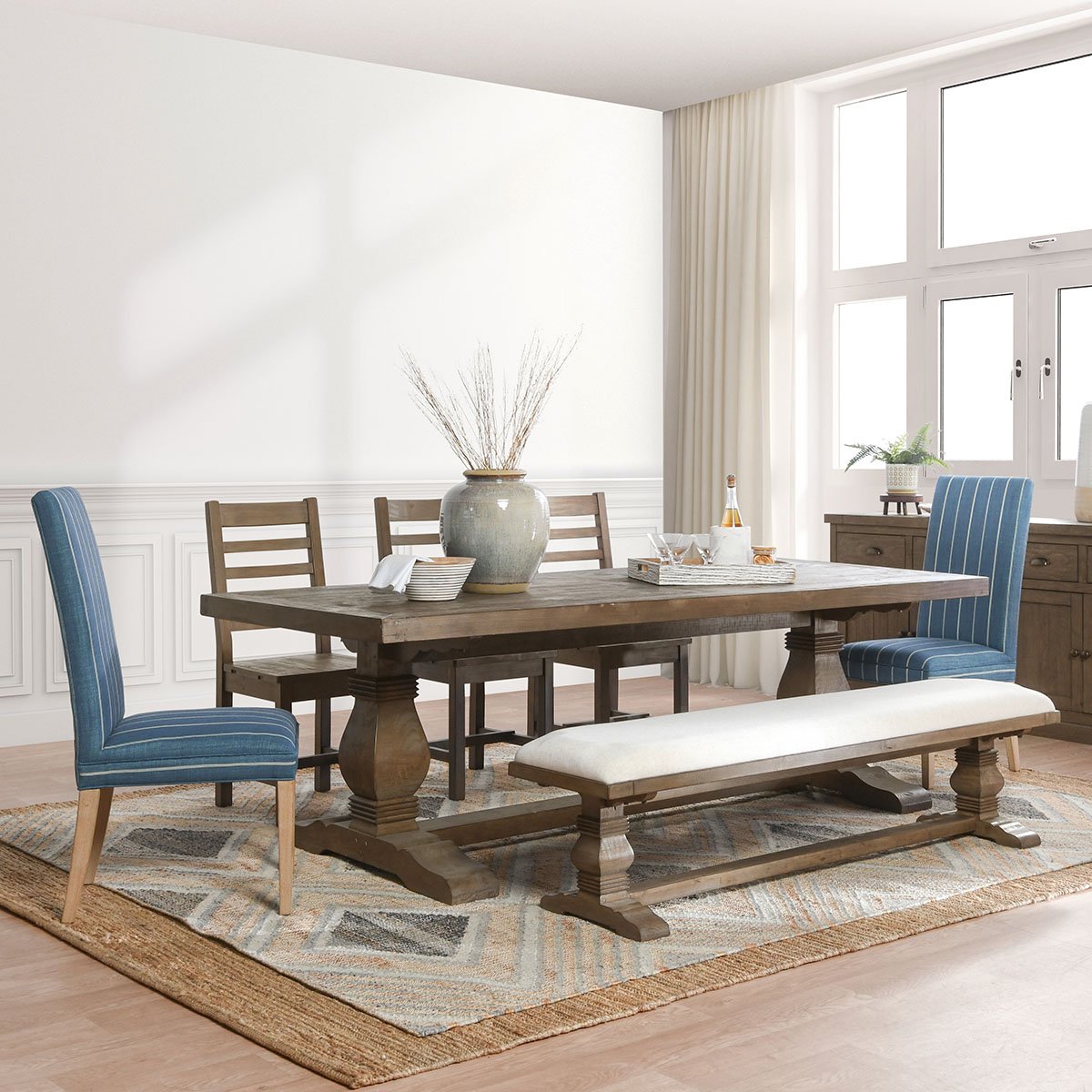 Caleb 94" Dining Table | BeBoldFurniture
