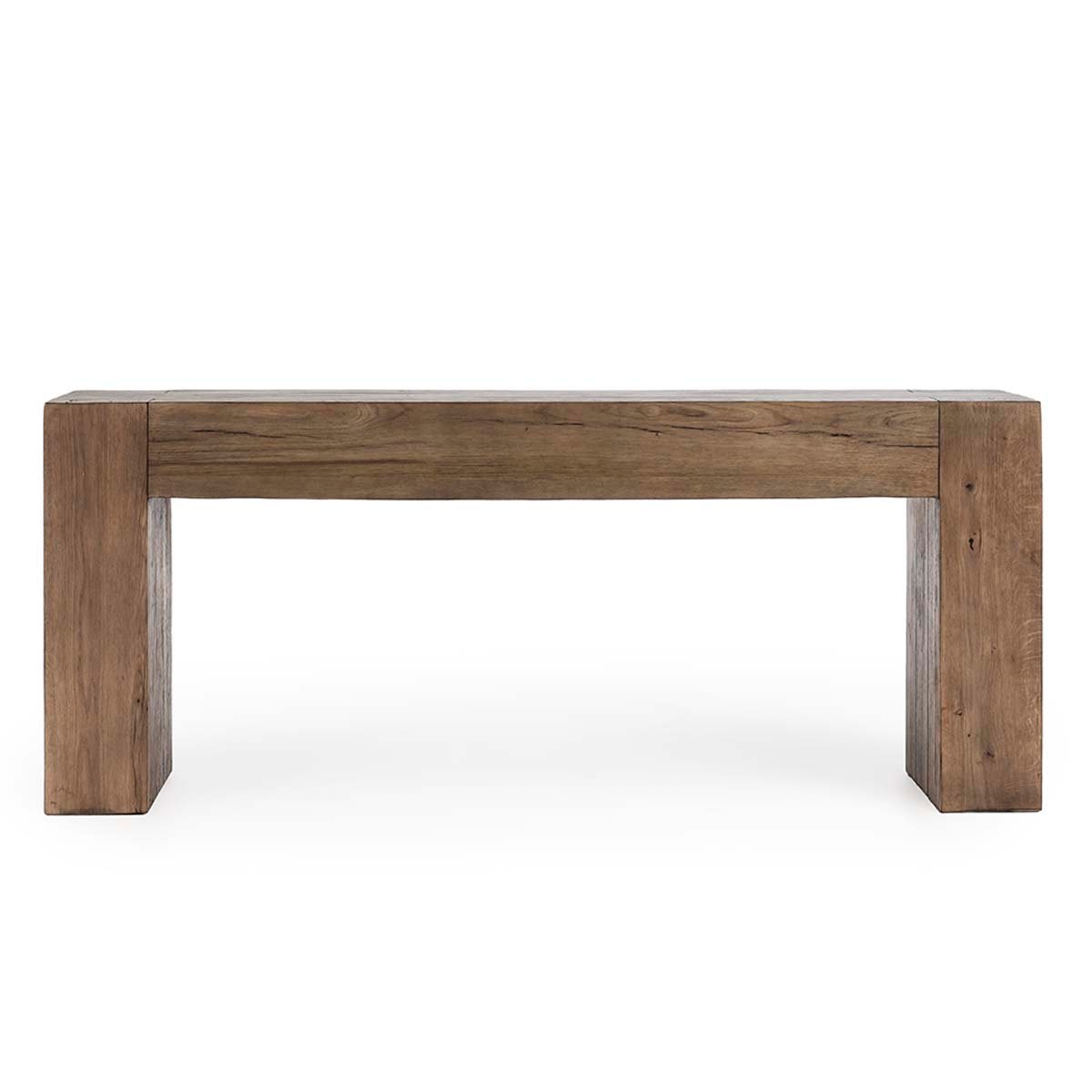 Bristol Reclaimed Oak 72" Console Table Cafe Brown | BeBoldFurniture