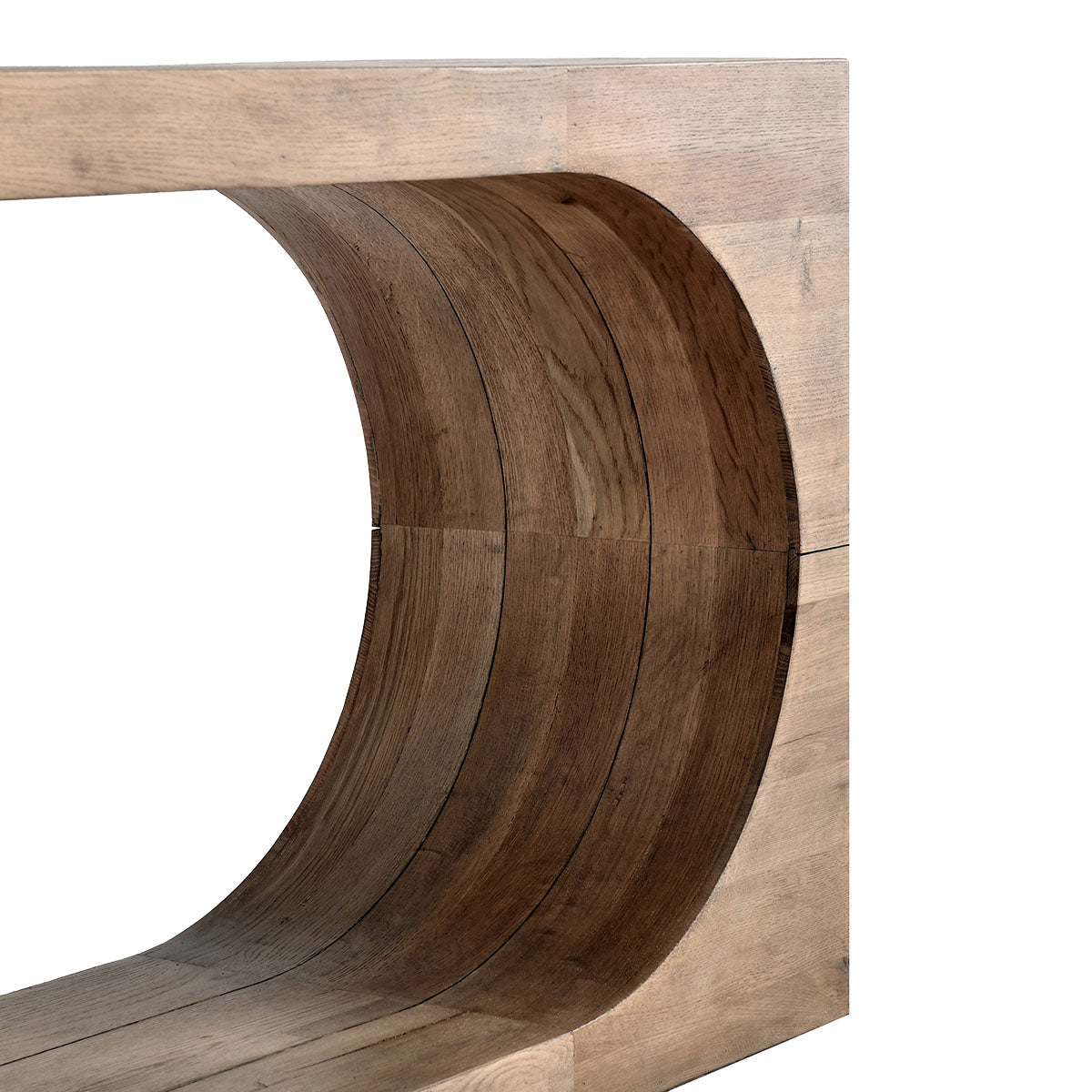 Danica Reclaimed Oak 72" Console Table Cafe Brown | BeBoldFurniture