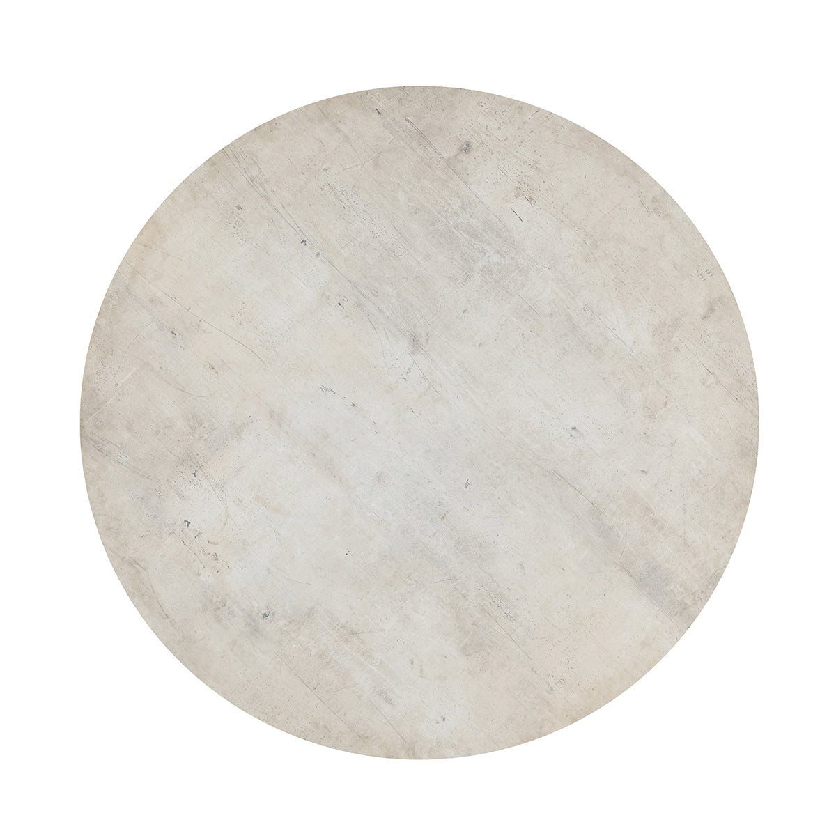 Aspen Reclaimed Pine 47" Round Dining Table Distressed Brown/Weathered Chalk | BeBoldFurniture
