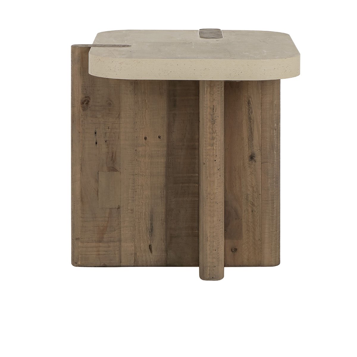 Dillon Reclaimed Pine 28" End Table | BeBoldFurniture