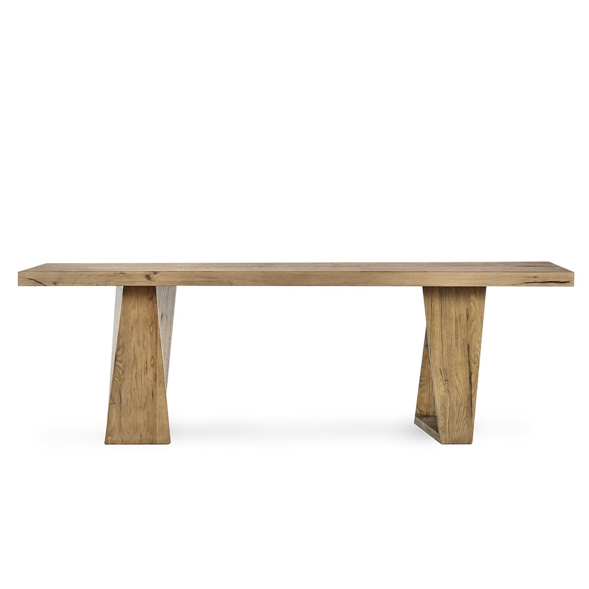 Arleth Reclaimed Oak 94" Console Table Cafe Brown | BeBoldFurniture