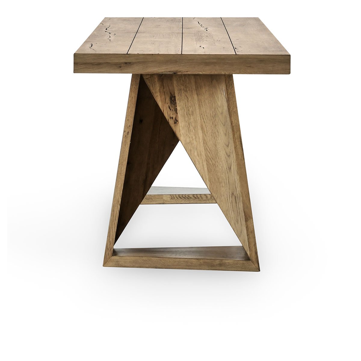 Arleth Reclaimed Oak 94" Console Table Cafe Brown | BeBoldFurniture