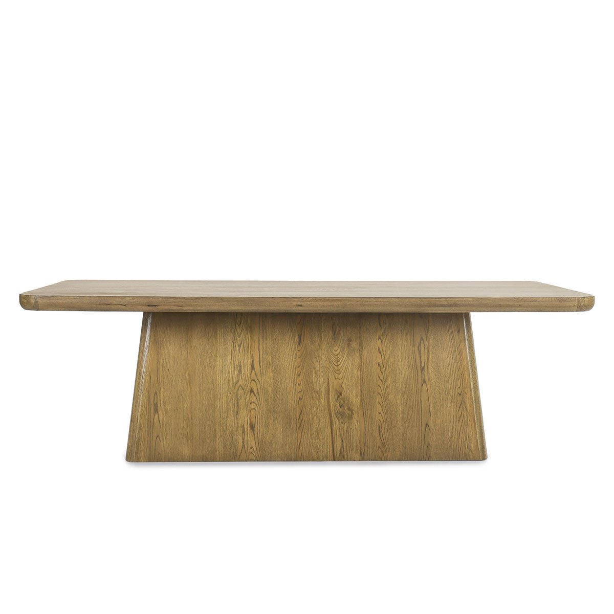 Orlando Oak Veneer 95" Dining Table Light Brown | BeBoldFurniture