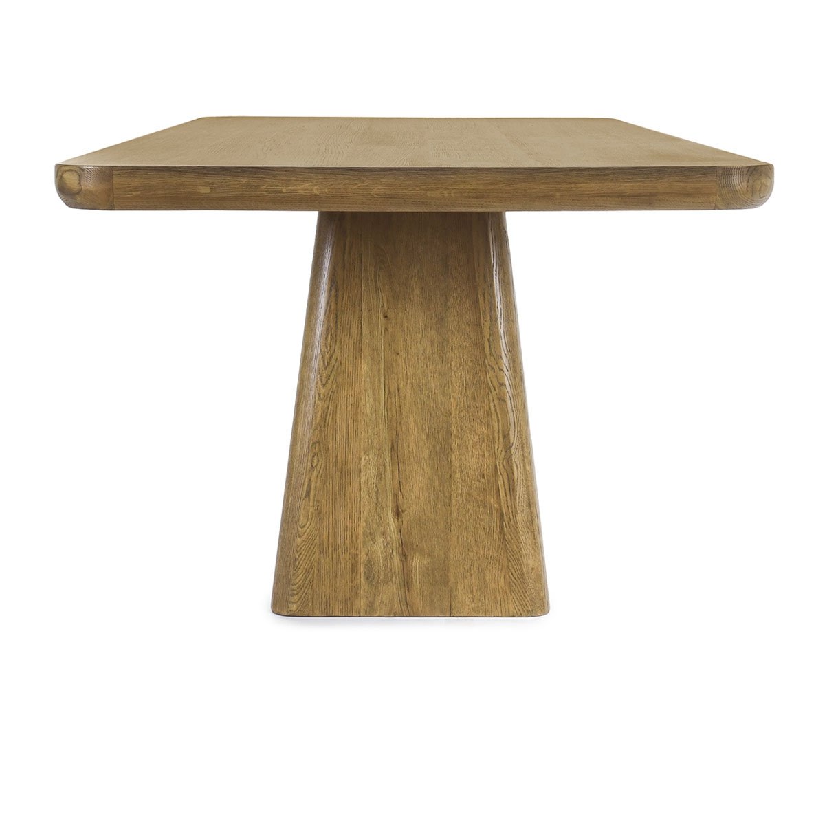 Orlando Oak Veneer 95" Dining Table Light Brown | BeBoldFurniture